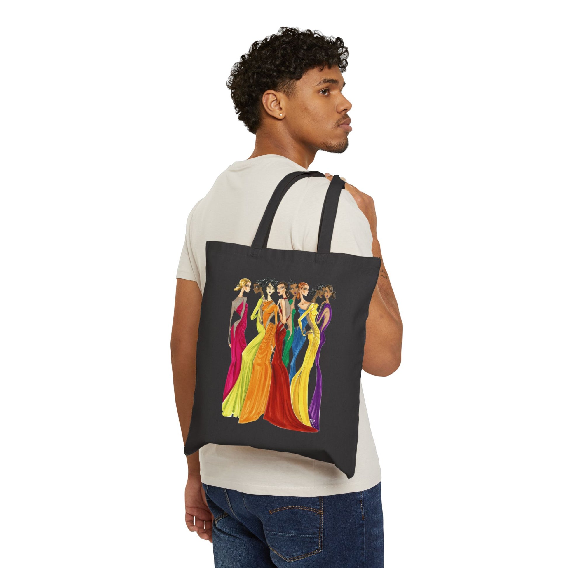 RAINBOW GIRLS OPTIC TOTE