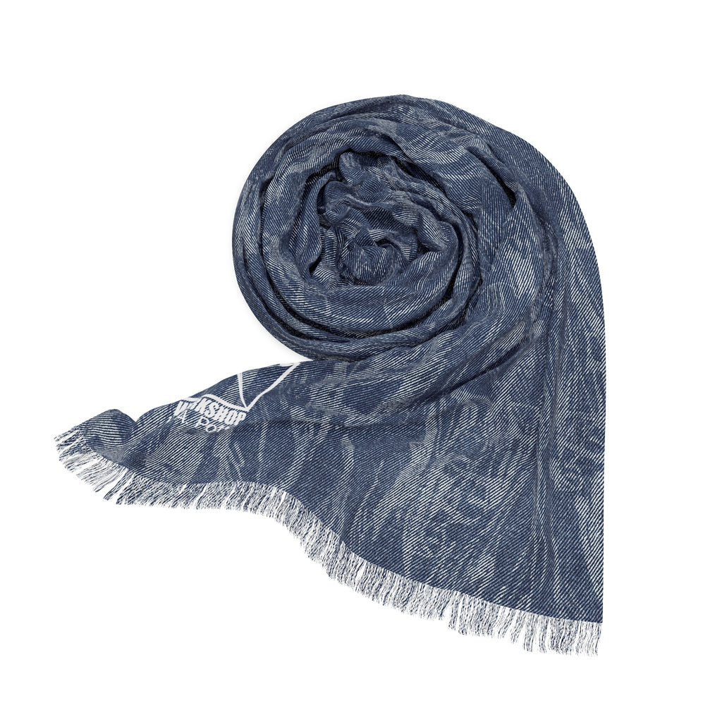 ALL PEOPLE OPTIC SCARF - DENIM
