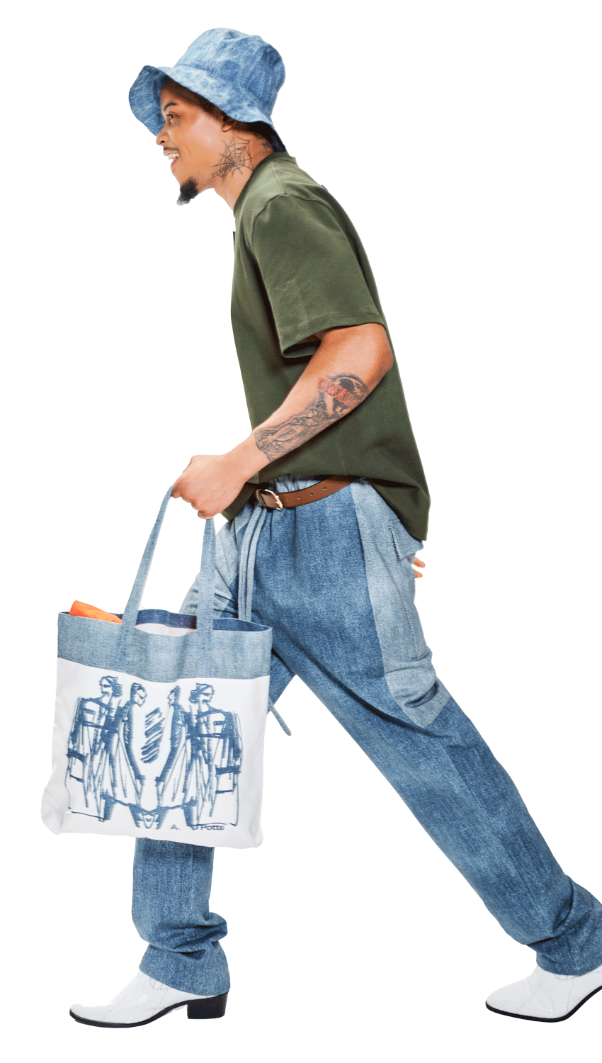 ALL PEOPLE Printed Book Tote