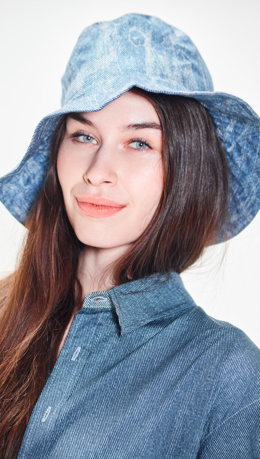 All People Denim Large Bucket Hat