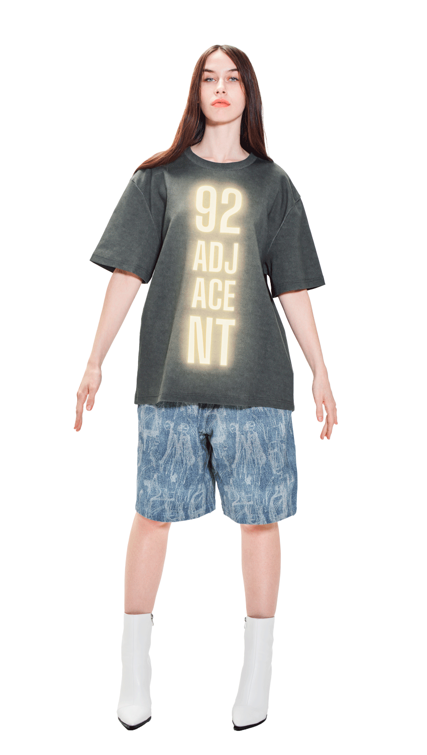 92 ADJACENT Boxy T-Shirt