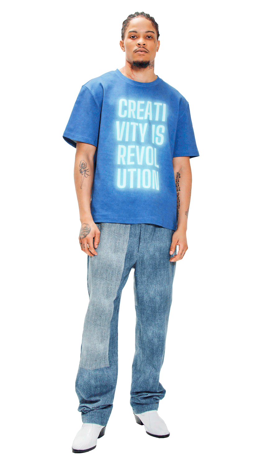 CREATIVITY IS REVOLUTION Boxy T-shirt