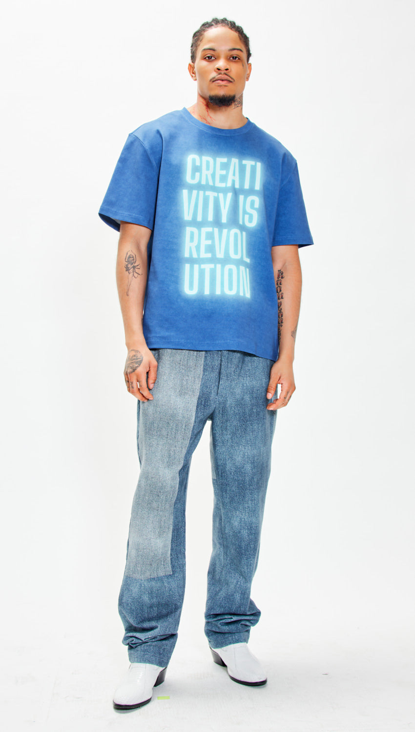 CREATIVITY IS REVOLUTION Boxy T-shirt