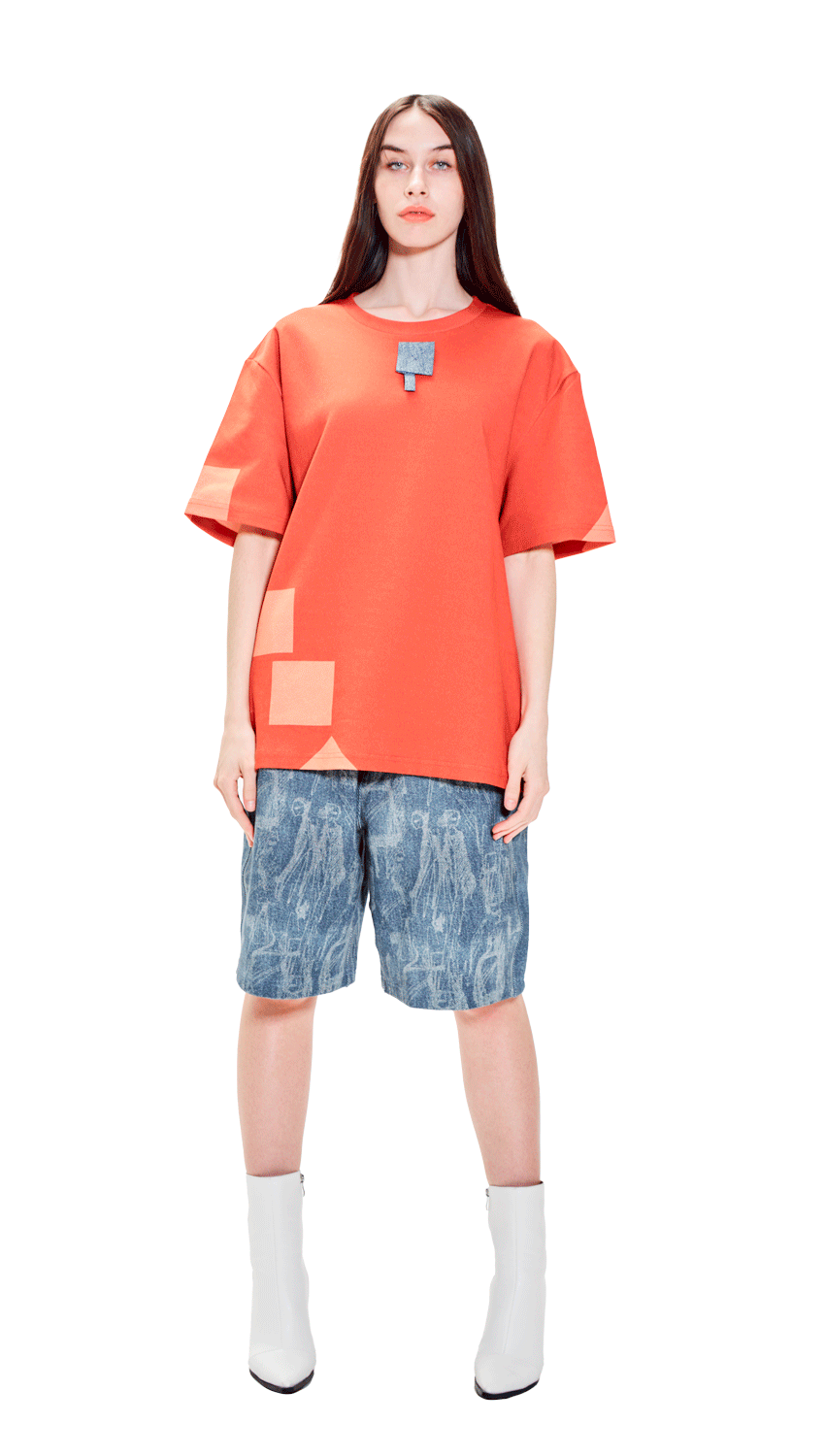GEO FLOAT Boxy T-Shirt
