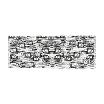 ALL PEOPLE OPTIC SCARF - Black/White