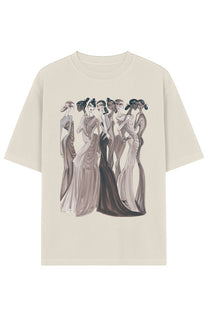 SEPIA RAINBOW GIRLS - CREAM URBAN TSHIRT (SHWR)