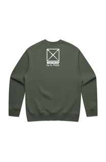 RAINBOW GIRLS RELAXED SWEATSHIRT - CYPRESS