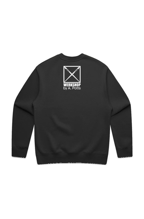 RAINBOW GIRLS RELAXED SWEATSHIRT - BLACK