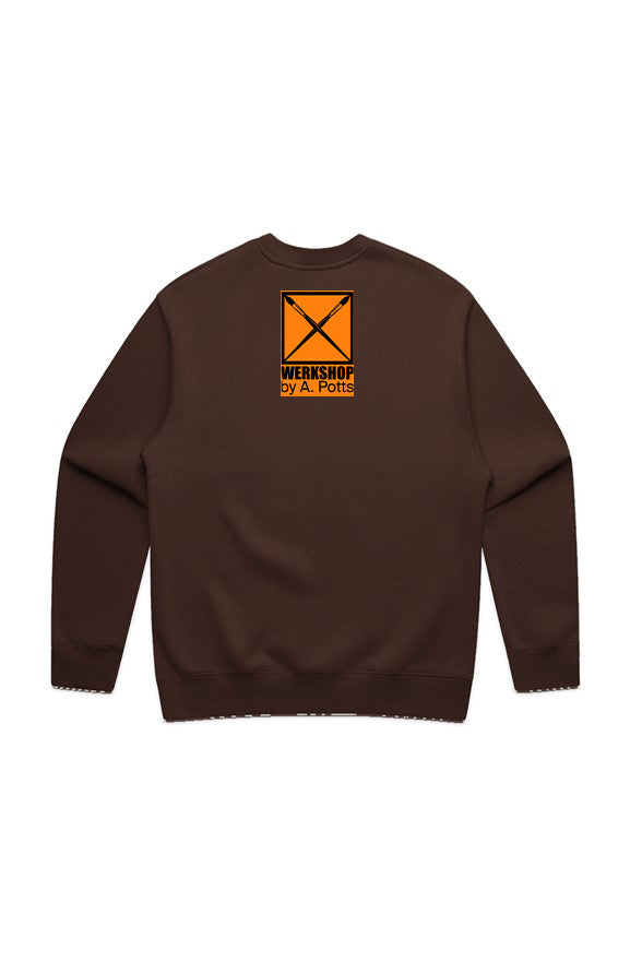 FIRE-STARTER RELAXED SWEATSHIRT - CHESTNUT