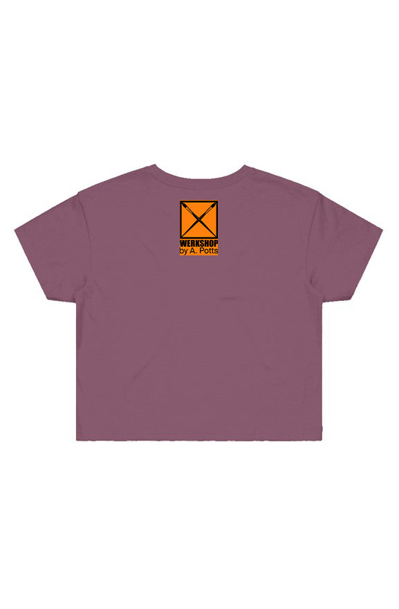 FIRE-STARTER CROP T-SHIRT - BERRY