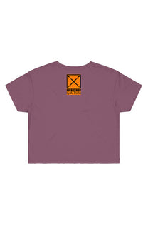 FIRE-STARTER CROP T-SHIRT - BERRY