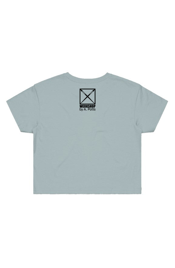 SEPIA GIRLS CROP T-SHIRT - SAGE