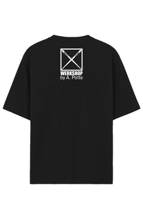 MIRROR EARRINGS - BLACK URBAN T-SHIRT
