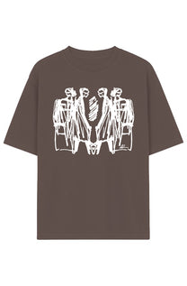 MIRROR COUPLE - MOCHA URBAN T-SHIRT