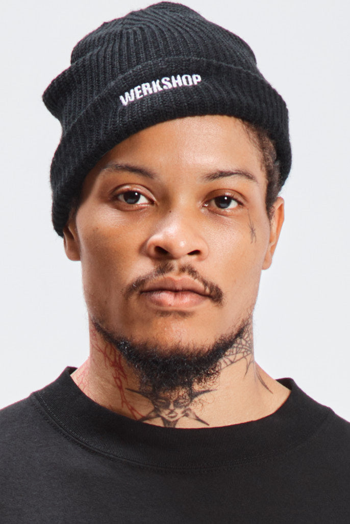 WERKSHOP EMBROIDERED BEANIE