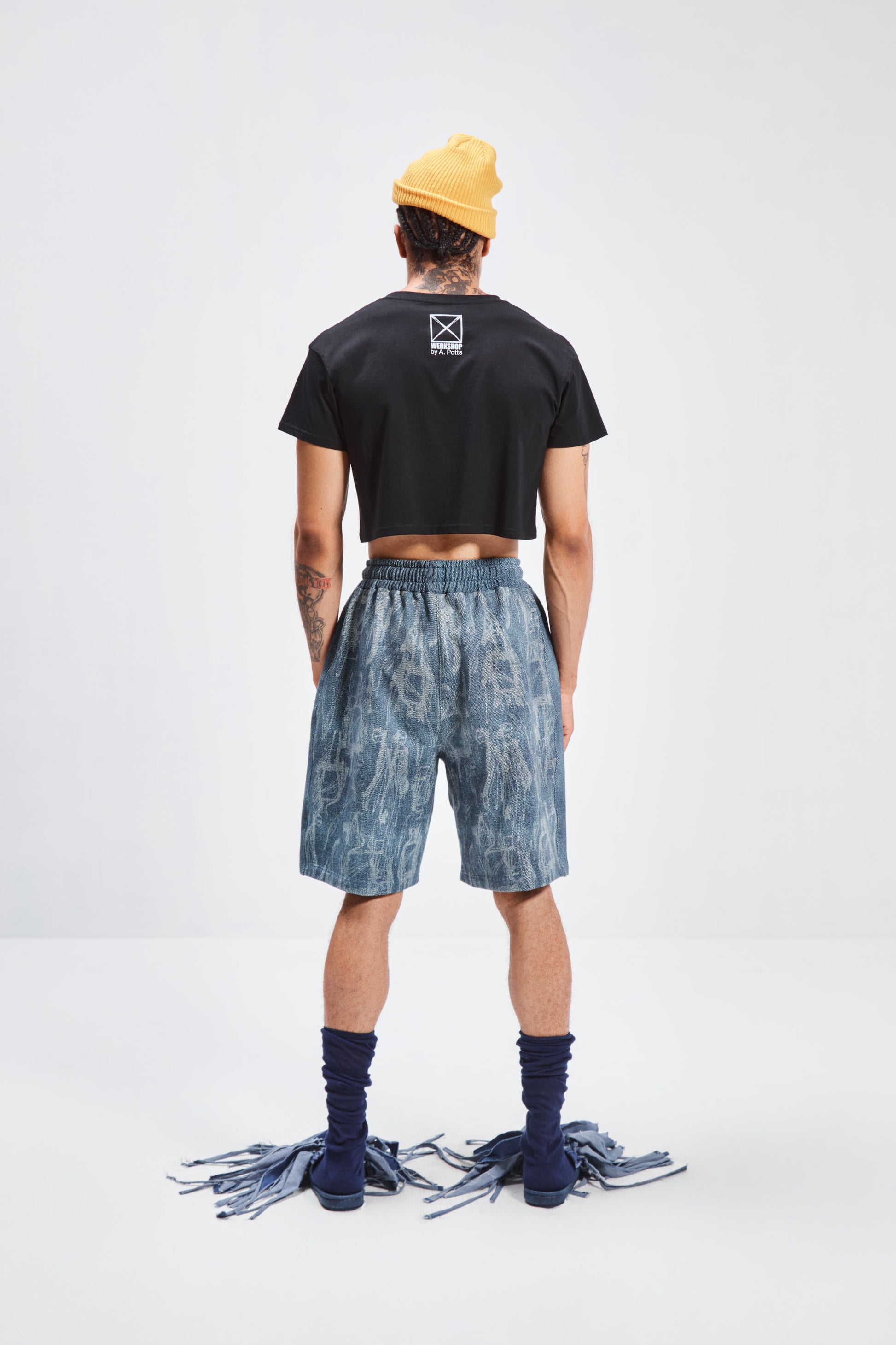 RAINBOW GIRLS CROPPED TEE