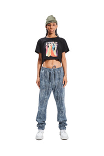 RAINBOW GIRLS CROPPED TEE