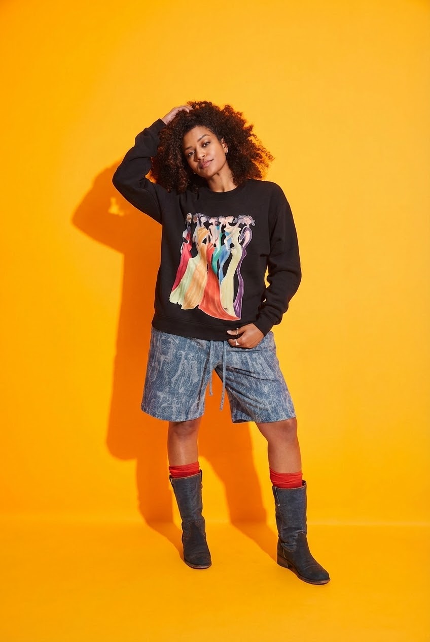 RAINBOW GIRLS SWEATSHIRT