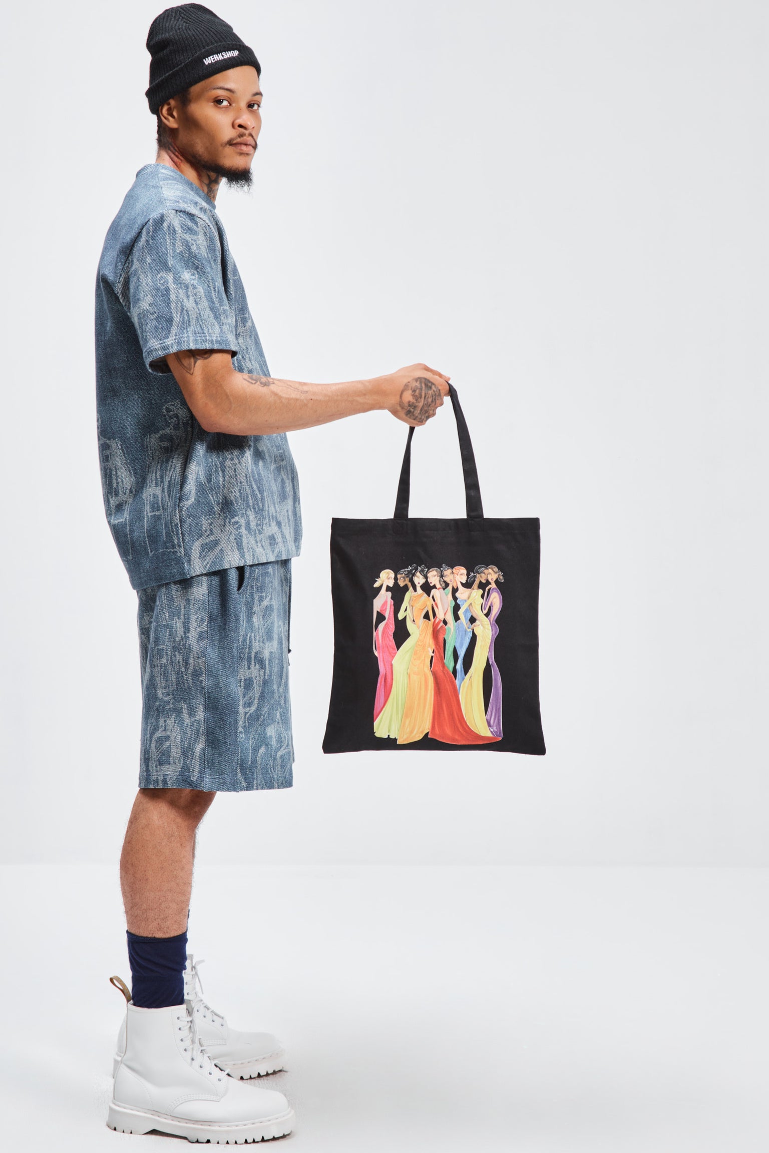 RAINBOW GIRLS OPTIC TOTE