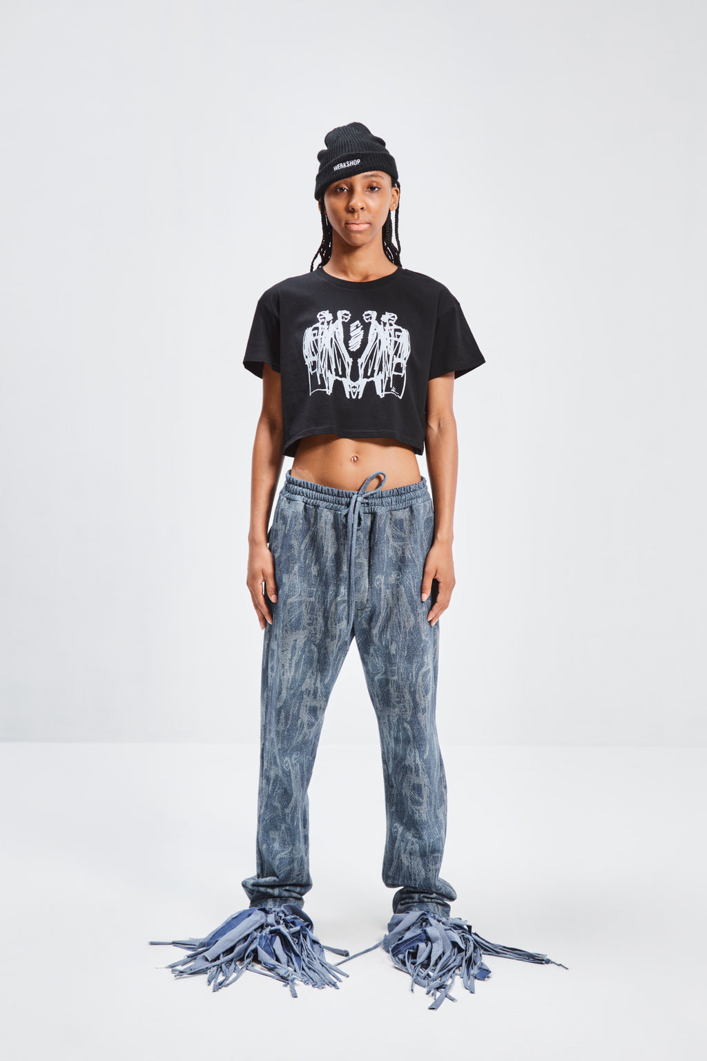 MIRROR MIRROR CROPPED TEE