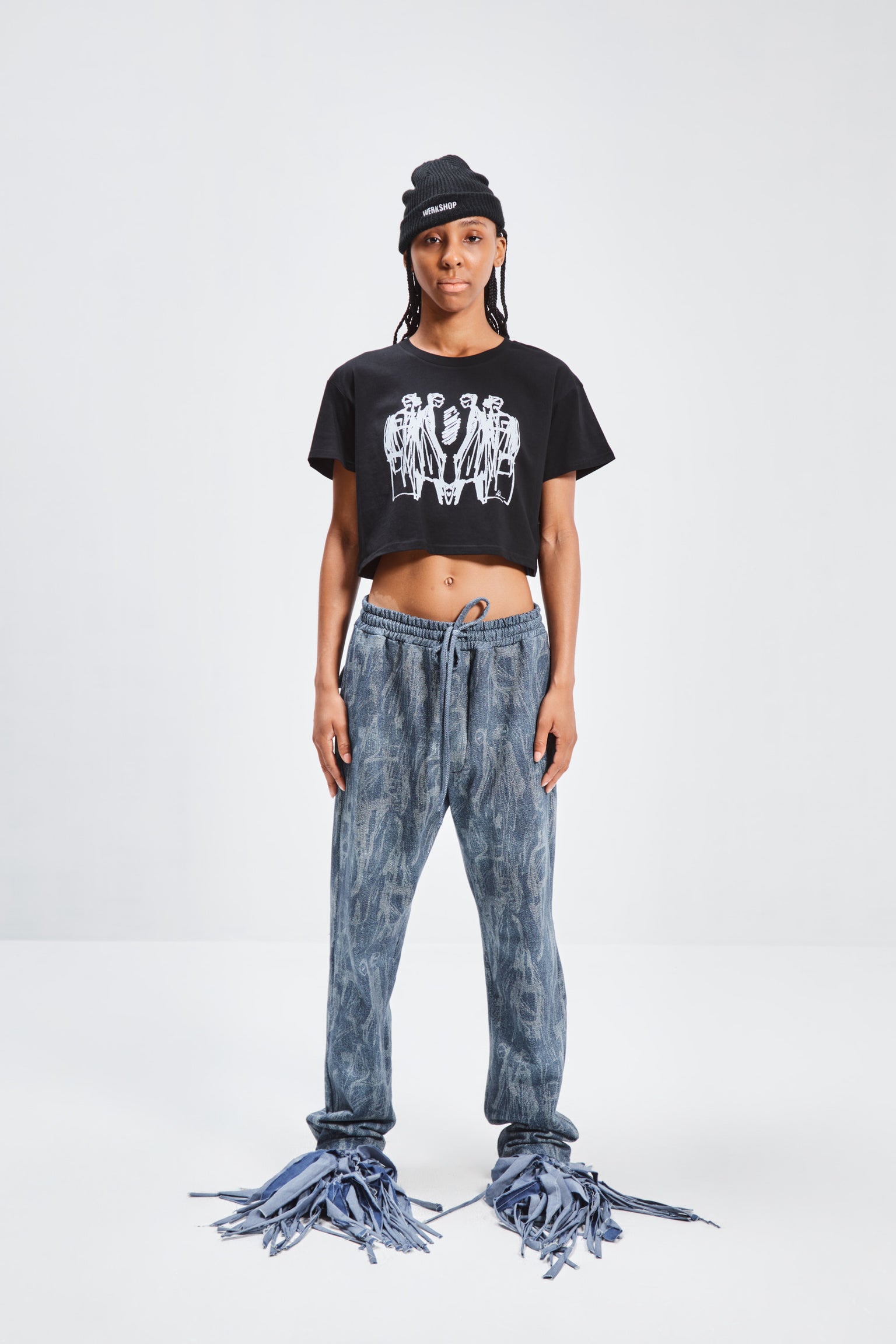 MIRROR MIRROR CROPPED TEE