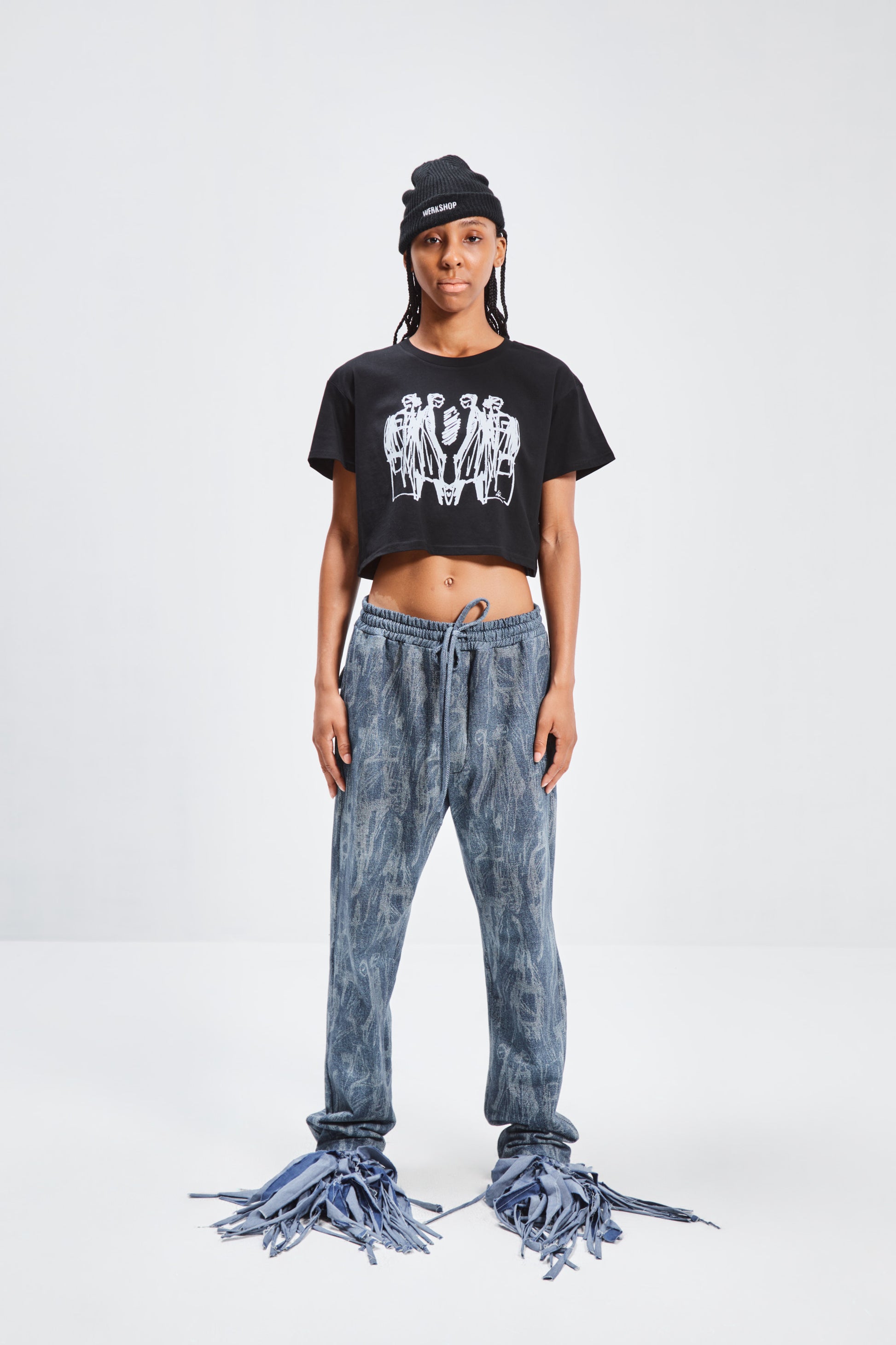 MIRROR MIRROR CROPPED TEE