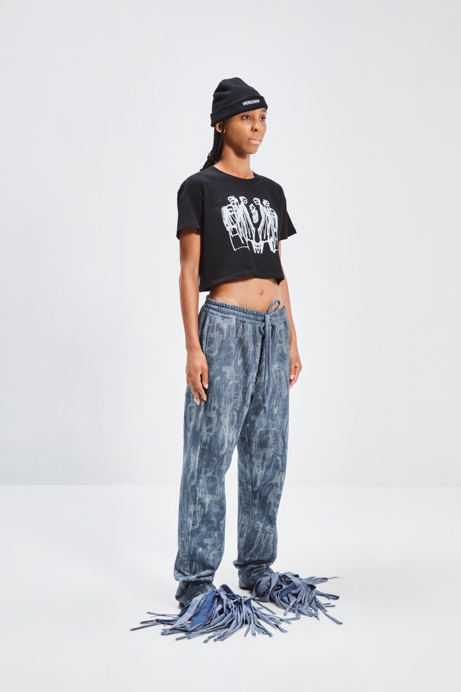 MIRROR MIRROR CROPPED TEE