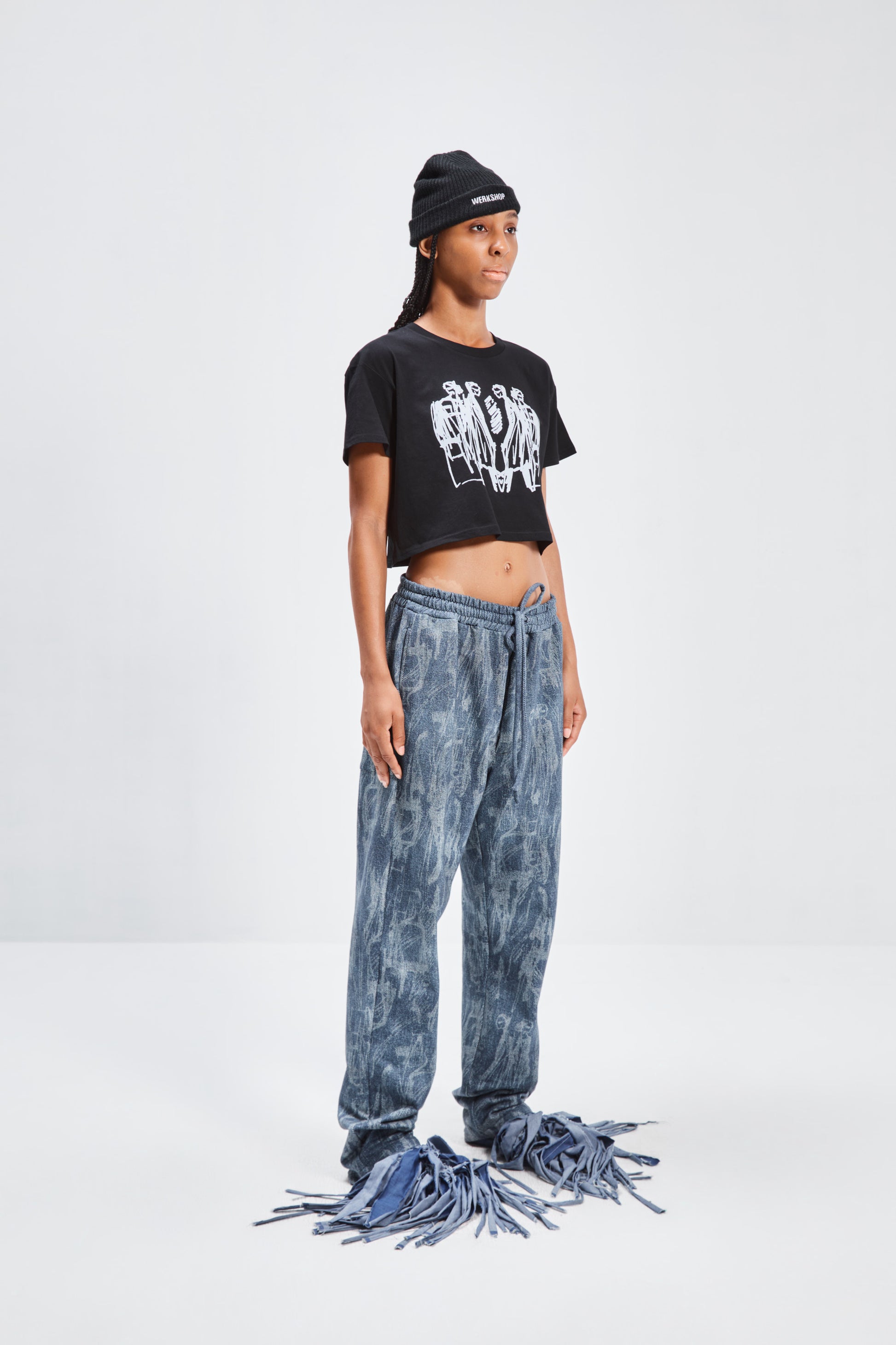 MIRROR MIRROR CROPPED TEE