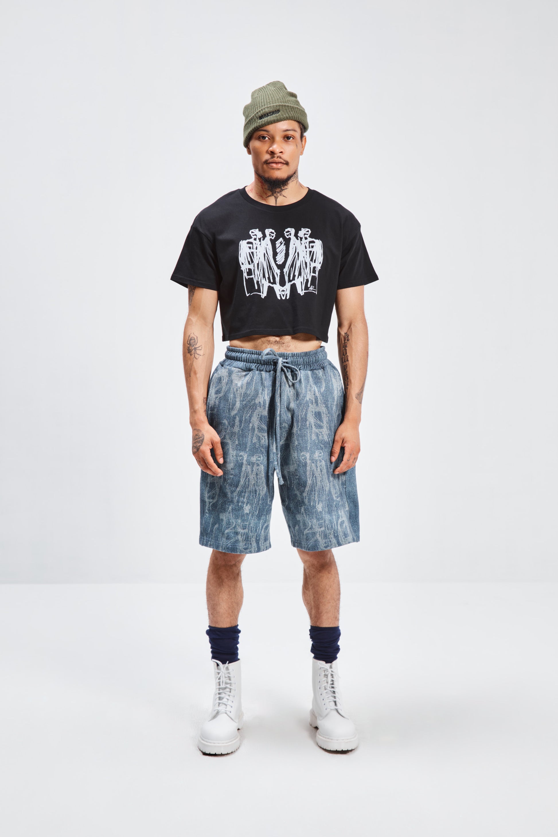 MIRROR MIRROR CROPPED TEE