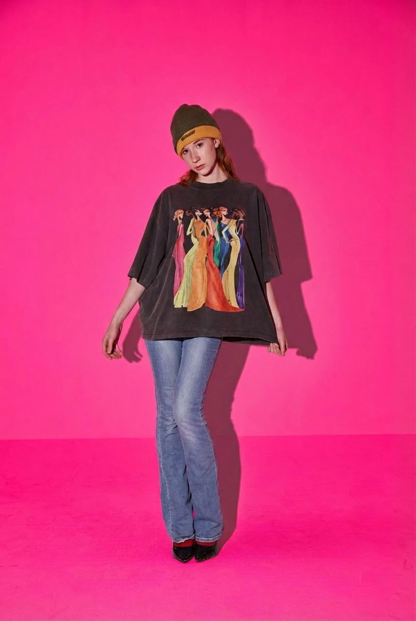 RAINBOW GIRLS URBAN TEE