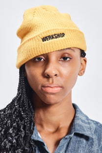 WERKSHOP EMBROIDERED BEANIE