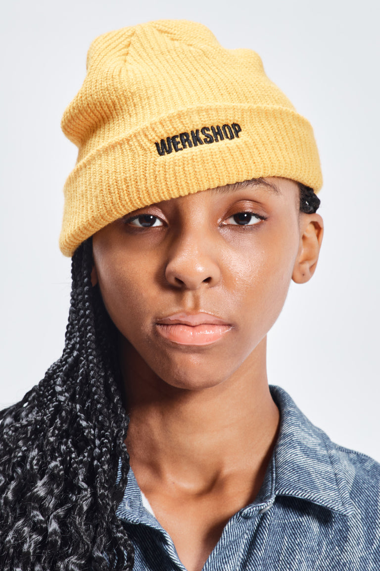 WERKSHOP EMBROIDERED BEANIE