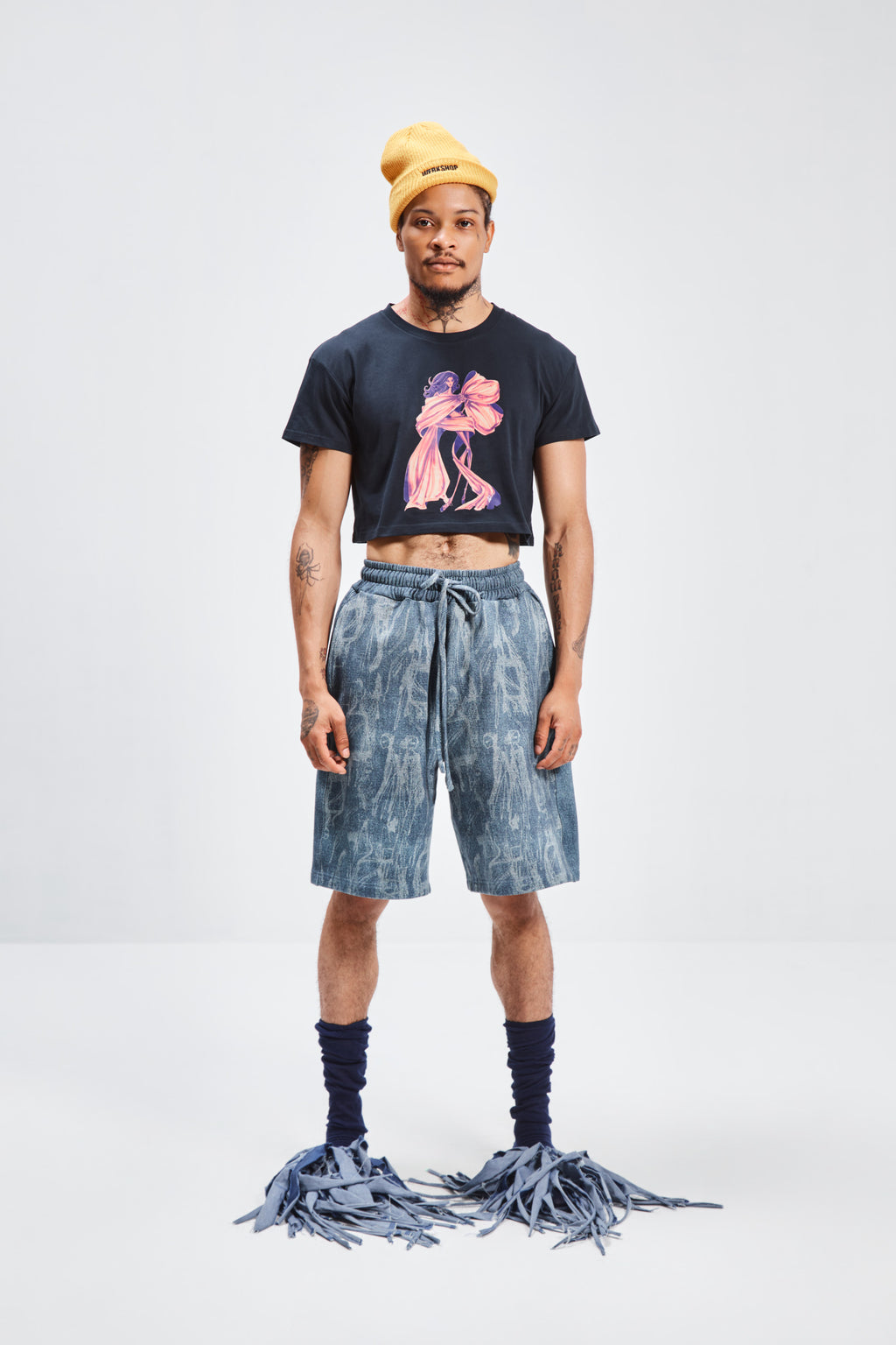 FIRE STARTER CROPPED TEE