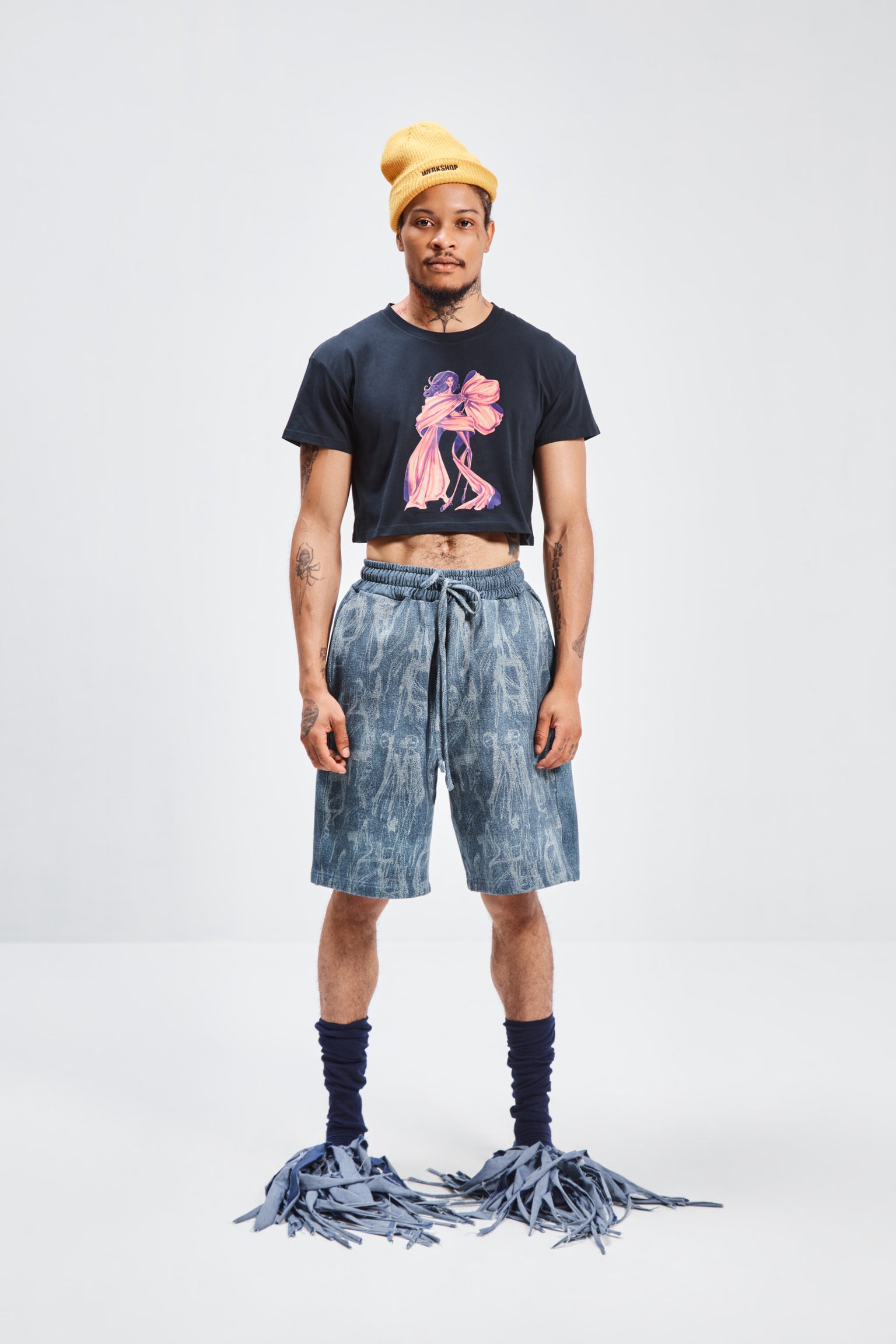 FIRE STARTER CROPPED TEE