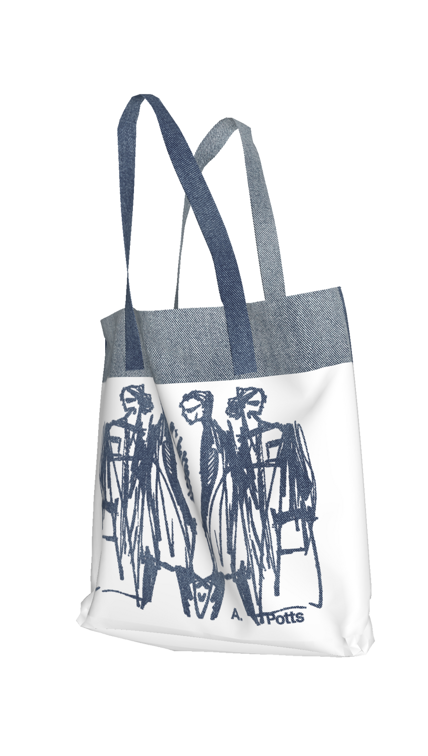 ALL PEOPLE Printed Book Tote